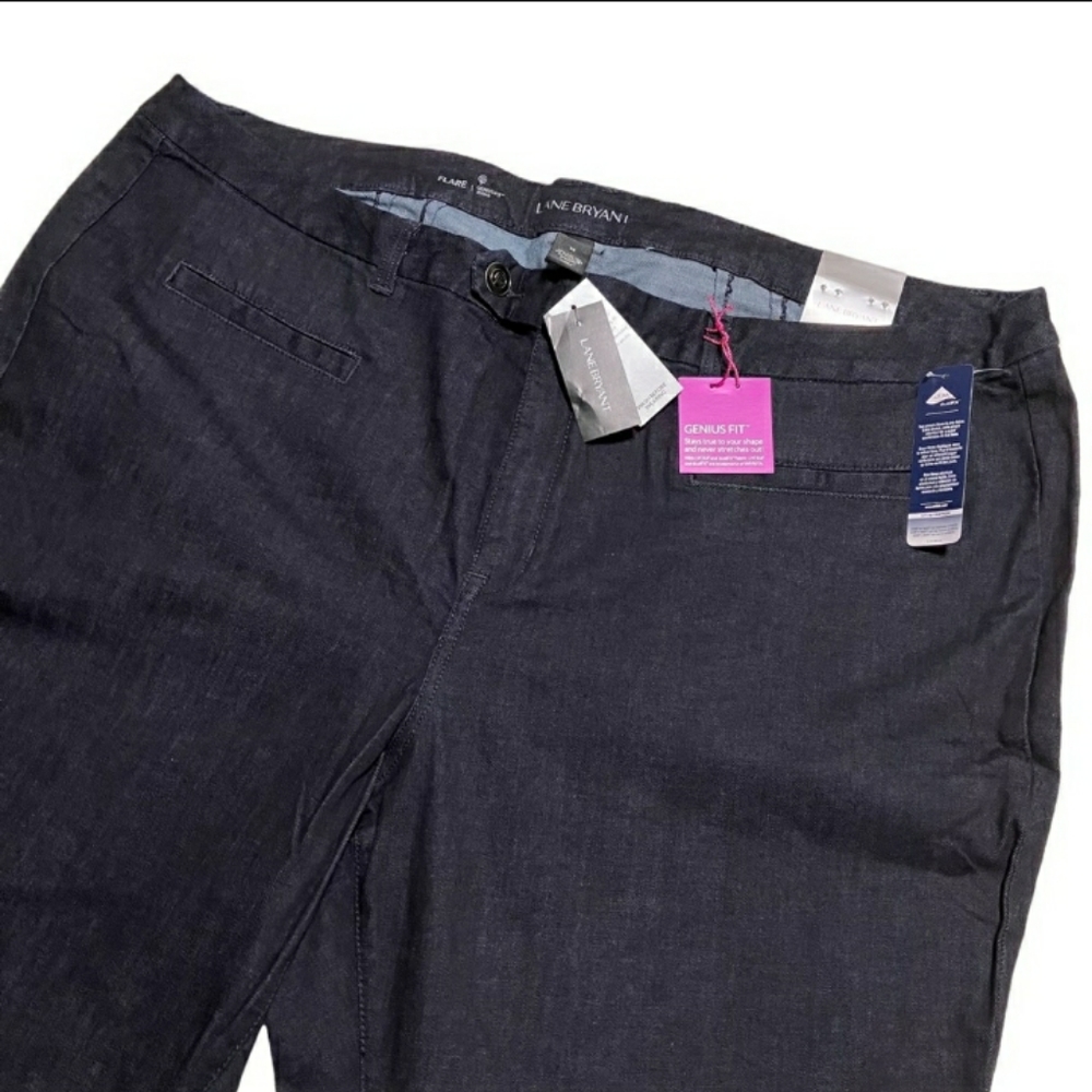NWT Lane Bryant Genius Fit Flare Jeans Size 28
